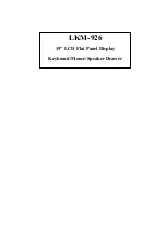 ICP Electronics LKM-926 Manual preview