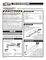 Preview for 1 page of ICWUSA ELITE 5120 Installation