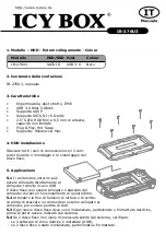 Preview for 6 page of Icy Box IB-276U3 Manual