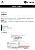 Preview for 9 page of Icy Box IB-3810-C31 Manual