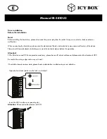 Preview for 7 page of Icy Box IB-3810U3 Manual