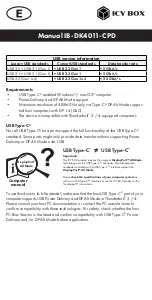 Preview for 7 page of Icy Box IB-DK4011-CPD Manual