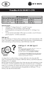 Preview for 20 page of Icy Box IB-DK4011-CPD Manual