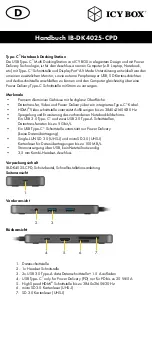 Preview for 9 page of Icy Box IB-DK4025-CPD User Manual