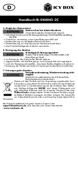 Preview for 3 page of Icy Box IB-DK4043-2C User Manual