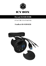 Preview for 1 page of Icy Box IB-HUB1403B Manual