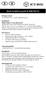 Preview for 6 page of Icy Box IB-HUB1410-C3 Quick Installation Manual