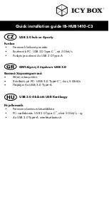 Preview for 10 page of Icy Box IB-HUB1410-C3 Quick Installation Manual