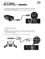 Preview for 6 page of Icy Box IB-MP3010HW User Manual