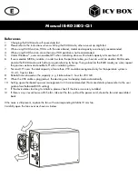 Preview for 17 page of Icy Box IB-RD3802-C31 Manual