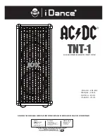 iDance AC DC TNT-1 Manual preview