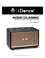 iDance ACDC CLASSIC User Manual preview