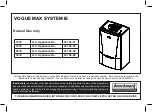 Preview for 3 page of Ideal Heating VOGUE MAX SYSTEM 26IE User Manual