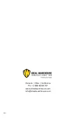 Preview for 8 page of Ideal Warehouse VK-250 Installation And Maintenance Manual