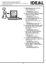 Preview for 23 page of IDEAL 2360-60 CC Operating Instructions Manual