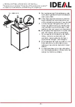 Preview for 15 page of IDEAL 2404 Operating Instructions Manual