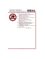 Preview for 5 page of IDEAL 3905 Operating Instructions Manual