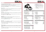 Preview for 2 page of IDEAL 4002-Cross/Cut Operating Instructions Manual