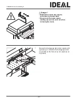 Preview for 37 page of IDEAL 7260 Operating Instructions Manual