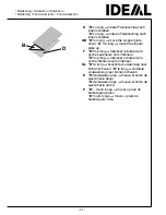 Preview for 21 page of IDEAL 8304 Operating Instructions Manual