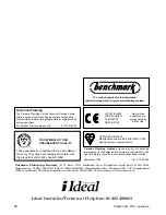 Preview for 30 page of IDEAL Classic LXRS 230 Installation And Service Manual