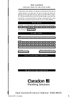 Preview for 35 page of IDEAL Concord CX40 Installation & Service Manual