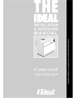 IDEAL Concord CXSi 120/H Installation And Servicing Manual preview