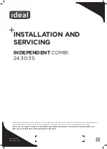 IDEAL INDEPENDENT COMBI 24 Installation And Servicing preview