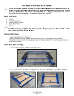 Preview for 6 page of IDEAL TLX-7000-FLRAILKIT Assembly Manual