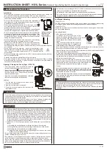 Preview for 3 page of IDEC HS1L Series Instruction Sheet