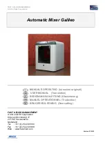 Preview for 1 page of Idex FAST & FLUID Galileo User Manual