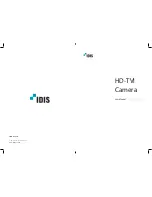 Idis TC-B1202 User Manual preview