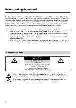 Preview for 2 page of Idis TR-1208 Operation Manual