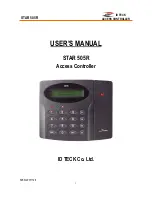 IDTECK Star 505R User Manual preview