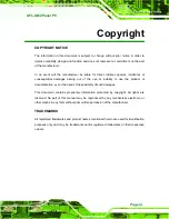 Preview for 3 page of IEI Technology Afolux AFL-15B-AM2 User Manual