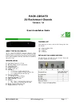 IEI Technology RACK-220GATX Quick Installation Manual preview
