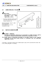 Preview for 49 page of IEMCA MASTER 880 MP-E Manual For Use And Maintenance