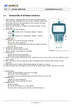 Preview for 68 page of IEMCA MASTER 880 MP-E Manual For Use And Maintenance