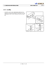 Preview for 39 page of IEMCA SIR52 MS52 P Manual For Use And Maintenance