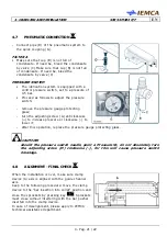 Preview for 49 page of IEMCA SIR52 MS52 P Manual For Use And Maintenance