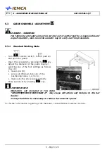 Preview for 56 page of IEMCA SIR52 MS52 P Manual For Use And Maintenance