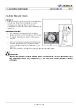 Preview for 119 page of IEMCA SIR52 MS52 P Manual For Use And Maintenance