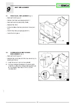 Preview for 55 page of IEMCA VIP 80 Manual For Use And Maintenance