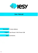 Preview for 1 page of iesy SDoT Server V3B User Manual