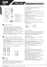 Preview for 4 page of IFAM MCA 100 Instruction Manual