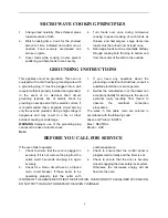 Preview for 5 page of IFB 17PM-MEC1 Owner'S Manual