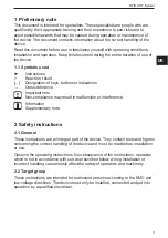 Preview for 3 page of IFM Electronic efector 190 DTE820 Operating Instructions Manual