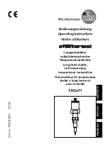 IFM Electronic efector 600 Operating Instructions Manual preview