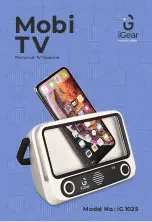 Preview for 1 page of iGear Mobi TV Manual