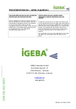 Preview for 28 page of IGEBA TF 95 HD Instruction Manual